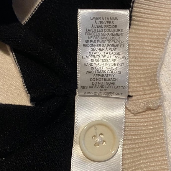 TWIK PAR SIMONS Cropped Striped Cardigan Sz M - Picture 6 of 6